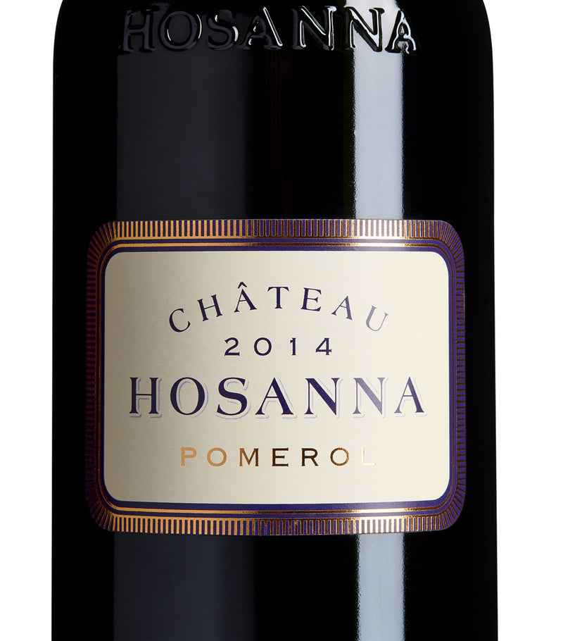 Château Hosanna Pomerol 2014 red wine 75cl - British product