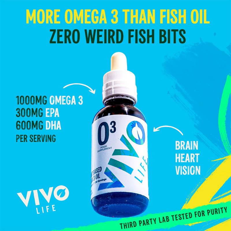 Vivo Life Clean Omega 3 Oil 60ml, UK version
