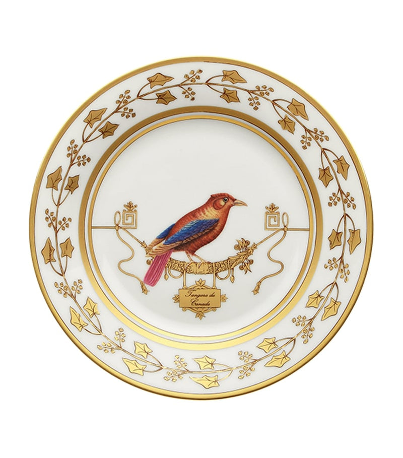 Ginori 1735 Volière bread plate 16cm - British product