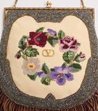 Valentino Garavani embellished floral shoulder bag - British product