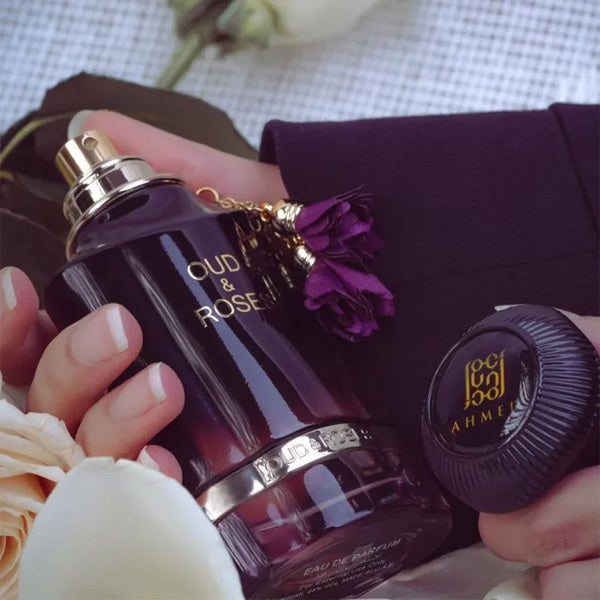 Ahmed Al Maghribi Oud & Roses eau de parfum 60ml (British brand)