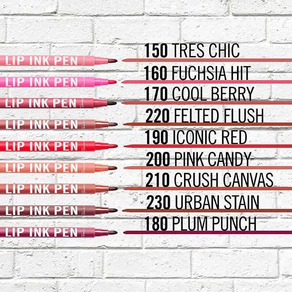Rimmel Lip Ink Pen Crush Canvas, imported from the UK