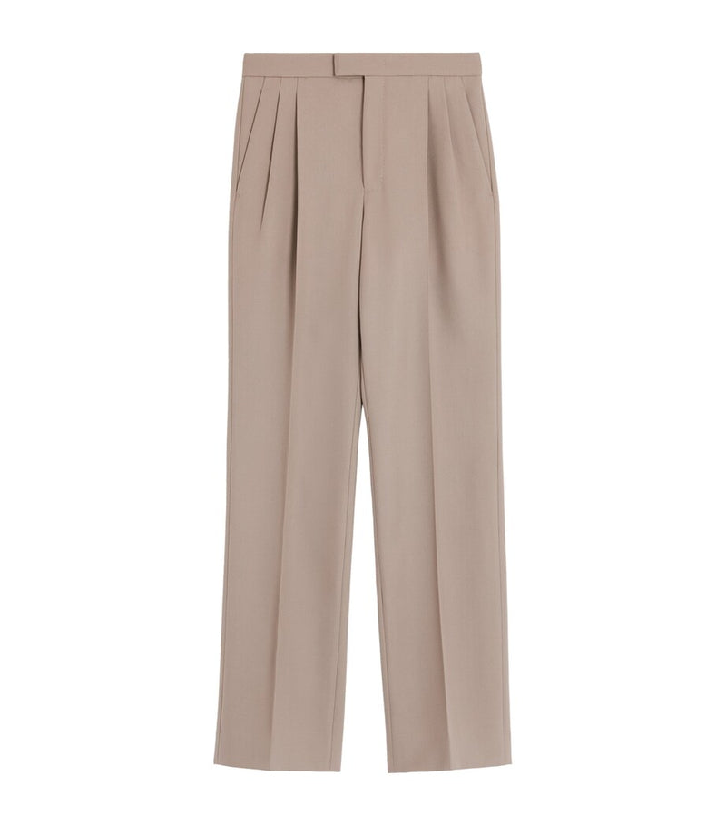 VALENTINO straight fit virgin wool trousers (British brand)