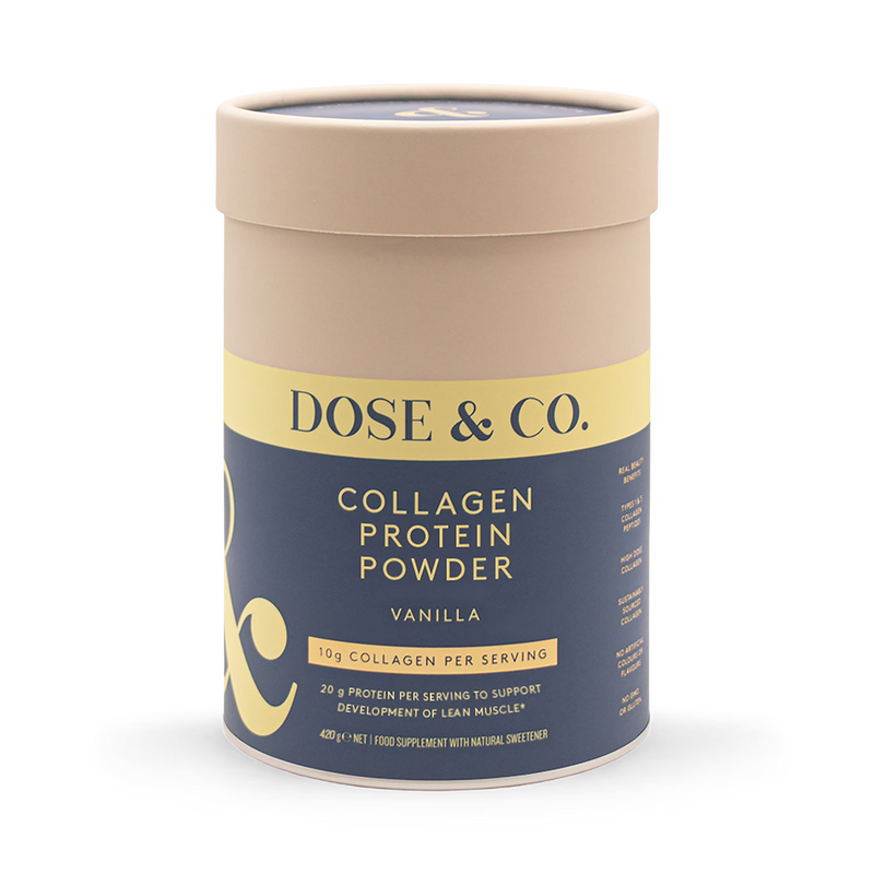 Dose Collagen Protein Powder Vanilla 420g - British product