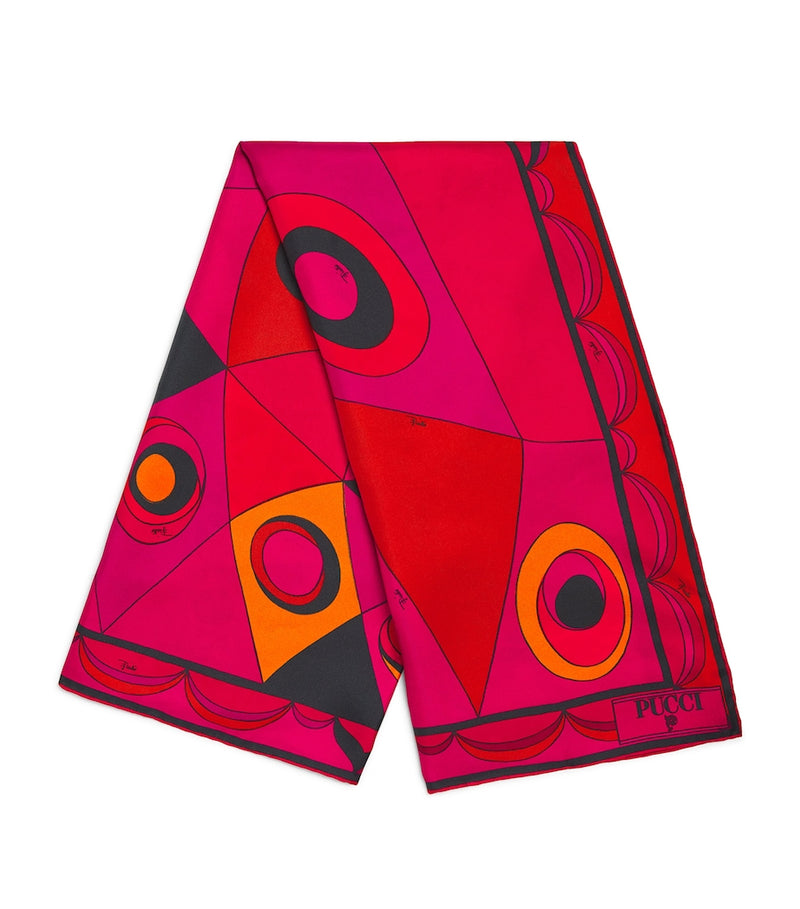 Pucci silk Angoli scarf 90cm - British product