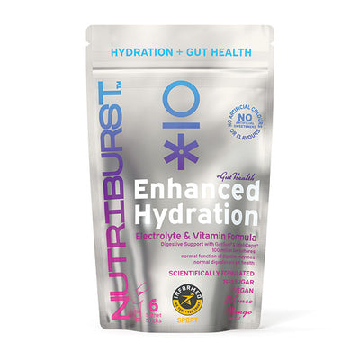 Superdrug Nutriburst Enhanced Hydration + Gut Health Mango Flavour Hydration Powder 6 Pack- Buy online at McGrocer