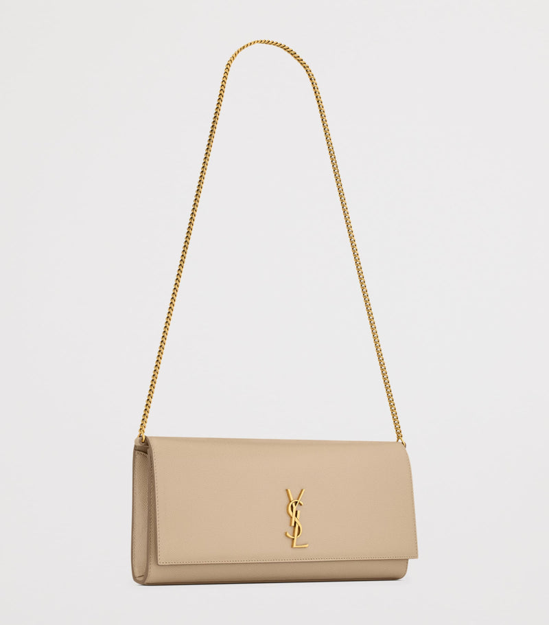 Saint Laurent Kate chain wallet in calfskin leather - British product