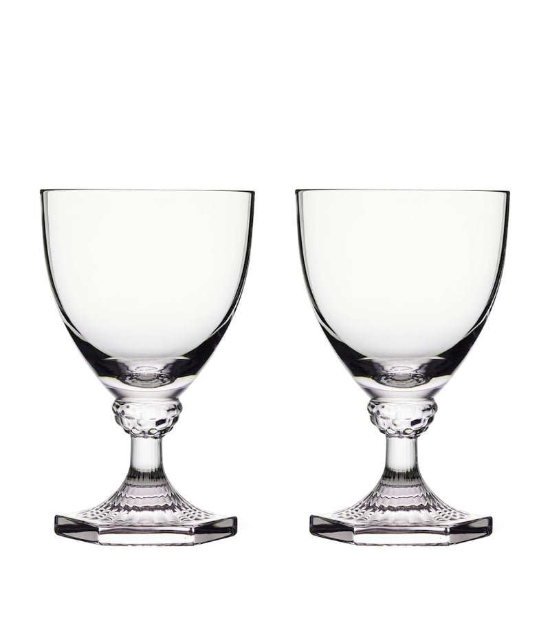 Royal Copenhagen Aurora wine glasses set of 2 with 260ml capacity, imported from the UK
