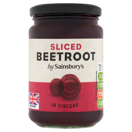 Sainsbury's Sliced Pickled Beetroot in Vinegar 340g (215g*) Pickled food Sainsburys   