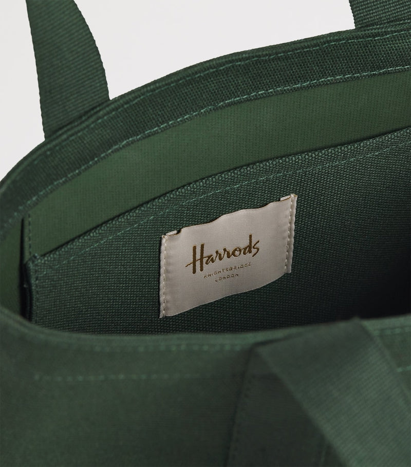 Harrods cotton canvas horse tote bag, imported from the UK