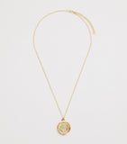 Emily P. Wheeler yellow gold diamond spiral necklace (British brand)