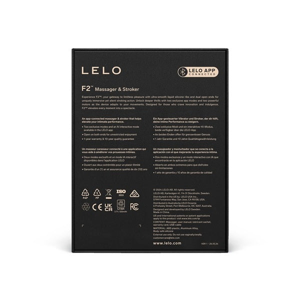 LELO F2 Stamina Trainer blue stroker (British brand)