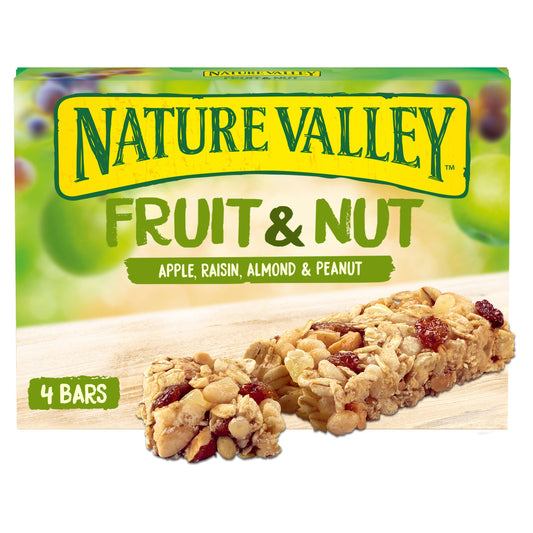 Nature Valley Fruit & Nut Apple Raisin Almond & Peanut Bars 4x30g GOODS Sainsburys   