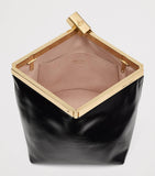 Jimmy Choo leather Ganache clutch bag, imported from the UK