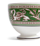 Wedgwood Florentine Verde teacup and saucer (British brand)