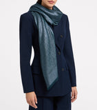Bvlgari silk wool logo scarf 70x180cm (British brand)