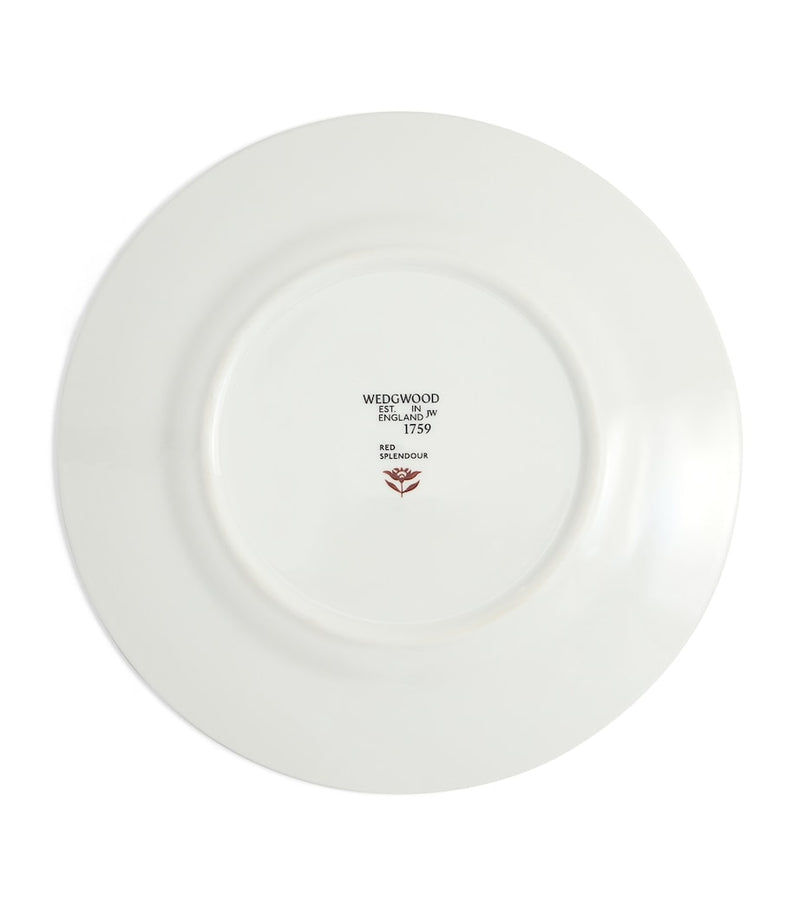 Wedgwood bone china red splendour plate 20cm (British brand)