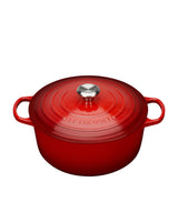 Harrods Le Creuset Cast Iron Round Casserole Dish 24cm- Buy online at McGrocer