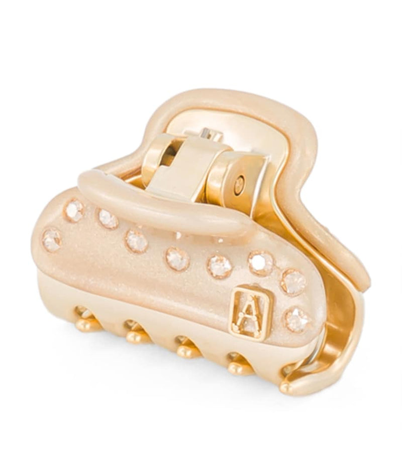 Alexandre de Paris gold-plated crystal claw hair clip, UK version