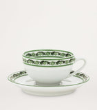Dolce&Gabbana Casa Verde Maiolica porcelain coffee cup and saucer - British product