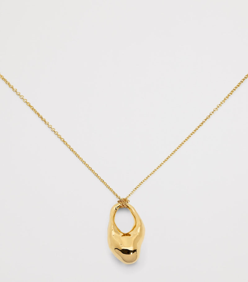 Monica Vinader gold vermeil Antica bold chain necklace 48cm, imported from the UK