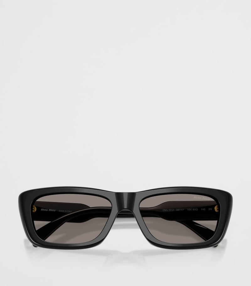 Miu Miu acetate rectangle sunglasses, imported from the UK
