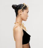 Schiaparelli vine and rhinestone headband, imported from the UK