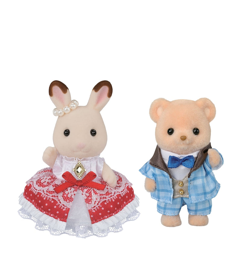 Sylvanian Families Freya and Theo anniversary figure set - British product
