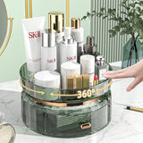 Livingandhome rotating makeup organizer emerald green , UK version