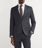 Giorgio Armani silk jacquard stripe tie, imported from the UK