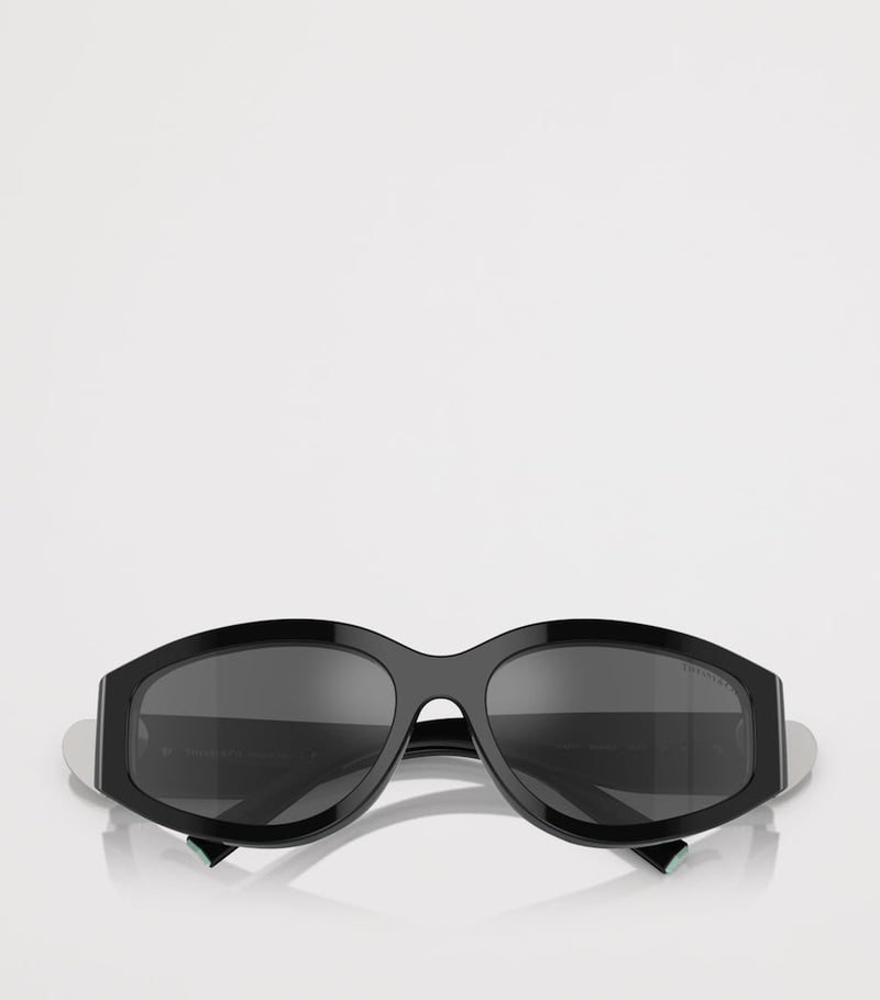 Tiffany & Co irregular acetate sunglasses, UK version