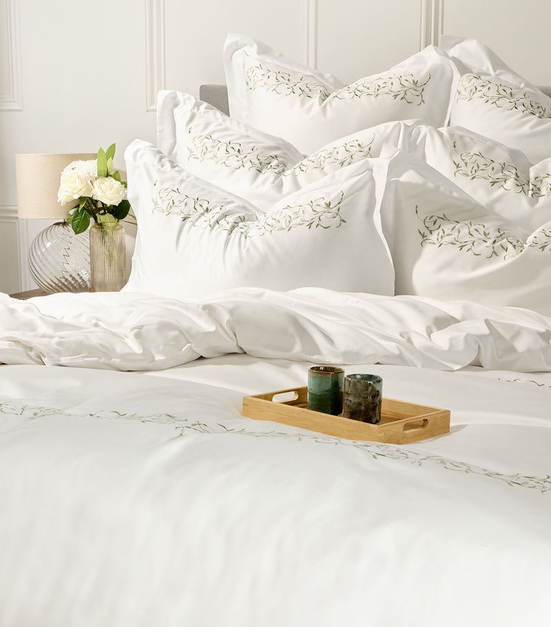 Harrods of London Tresco embroidered flat sheet 300cm x 270cm, UK version