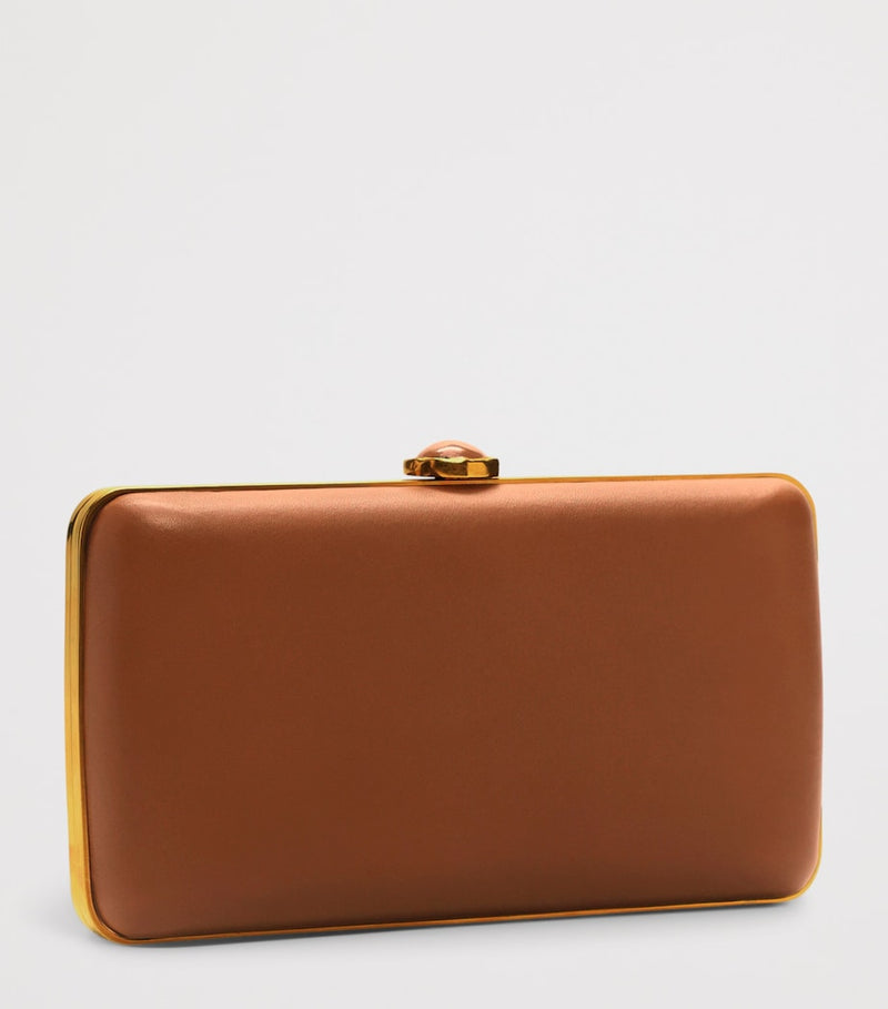 Schiaparelli Hand In Hand clutch bag with rhinestone fingernails, imported from the UK