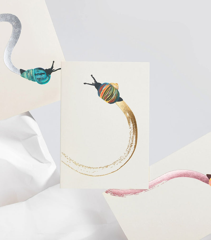 Jo Laing Snail Mail A6 note cards, UK version