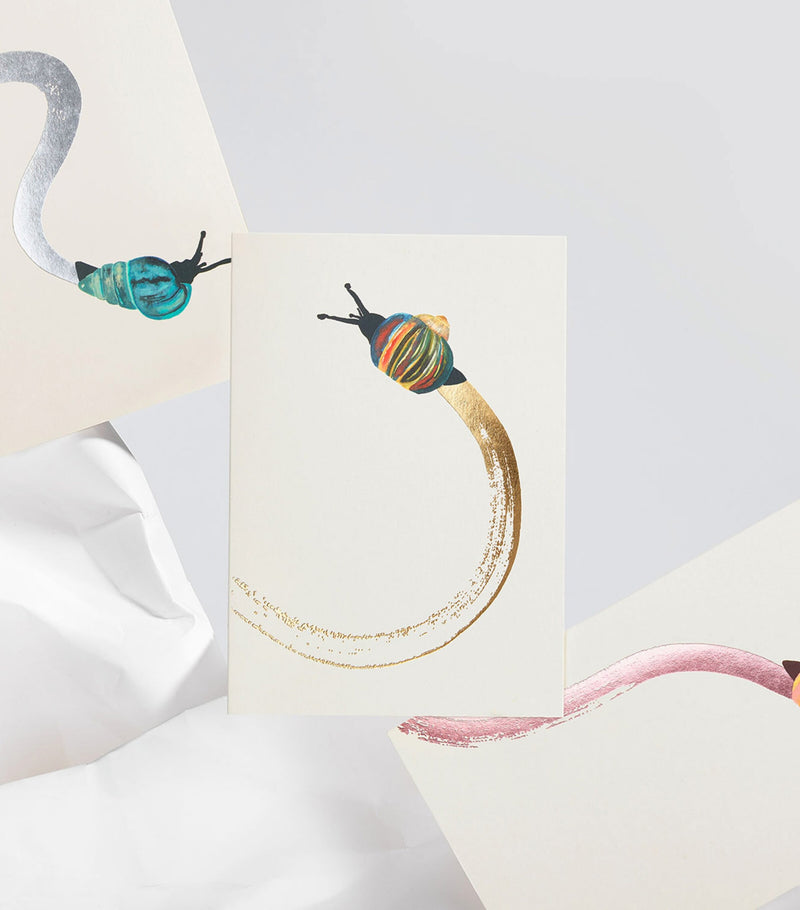 Jo Laing Snail Mail A6 notatkort, britisk versjon