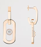 Messika So Move XL drop earrings in 18kt rose gold with diamonds - British product