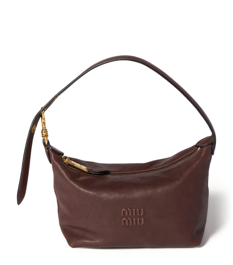 Miu Miu Nappa leather pouch 14x18.5cm (British brand)