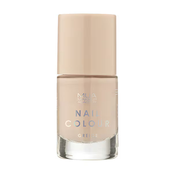 MUA Nail Polish Greige shade bottle, imported from the UK