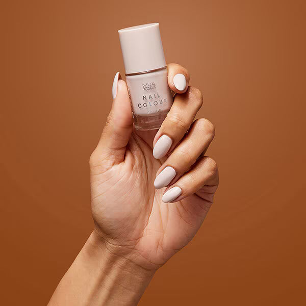 MUA Nail Polish Greige shade bottle, imported from the UK