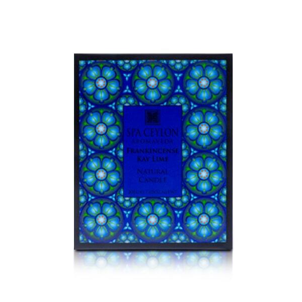 SPA CEYLON Frankincense Kay Lime candle 200g - British product