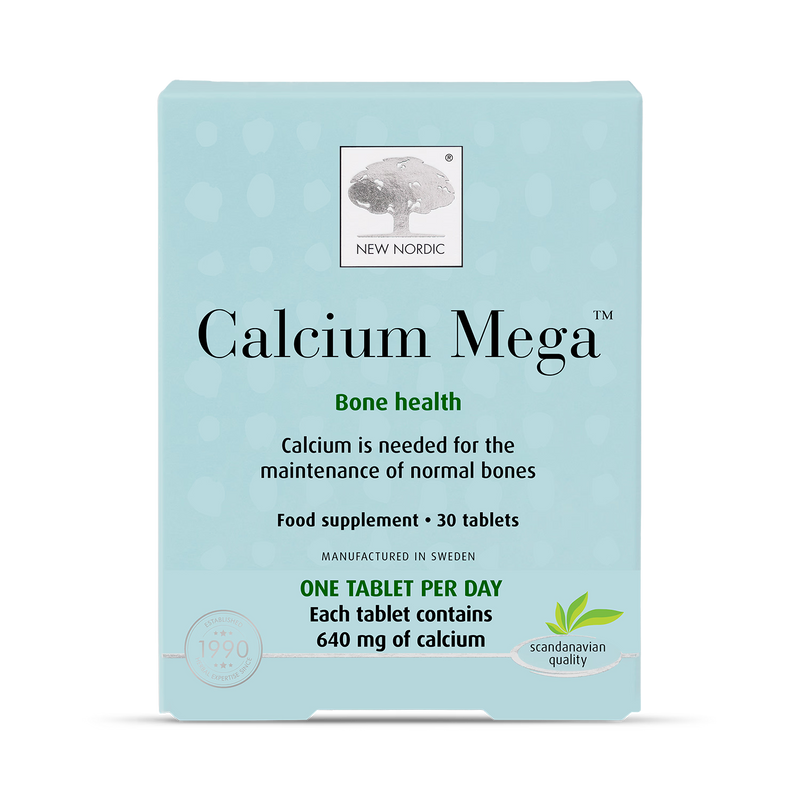 New Nordic Calcium Mega 30 tablets, imported from the UK