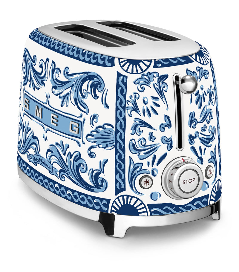 Smeg x Dolce & Gabbana Blu Mediterraneo 2-slice toaster (British brand)