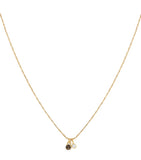 Astrid & Miyu yellow gold-plated charm necklace, UK version