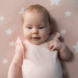 Ziggle Baby Blanket Pink Stars 100cm x 75cm (British brand)