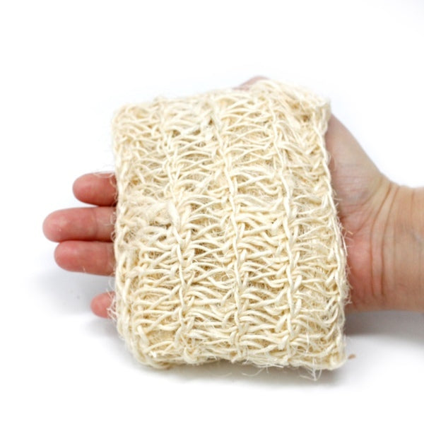 Sisal Rectangle Exfoliating Scrub With Handle (British brand)