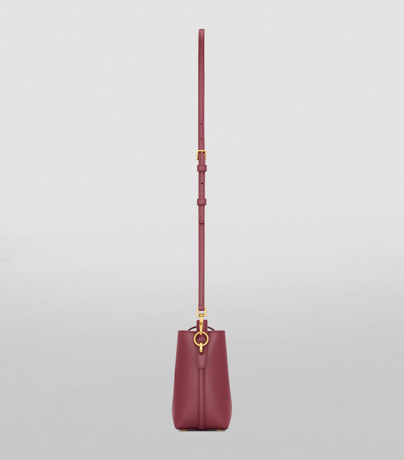 YSL Mini 37 bucket bag in smooth calfskin leather (British brand)