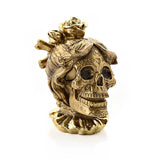 Figura de resina de calavera dorada de Superdrug, decoración de Halloween para la habitación, Hocus Pocus - Cómprala online en McGrocer.