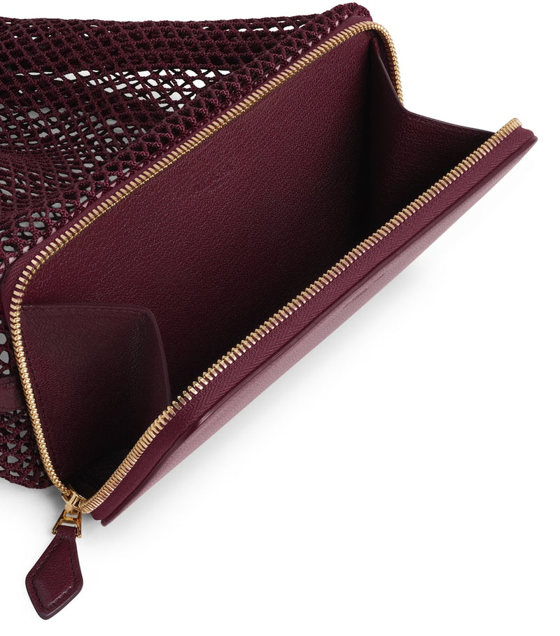 Alaïa mesh Pochon shoulder bag with stitched exterior (British brand)