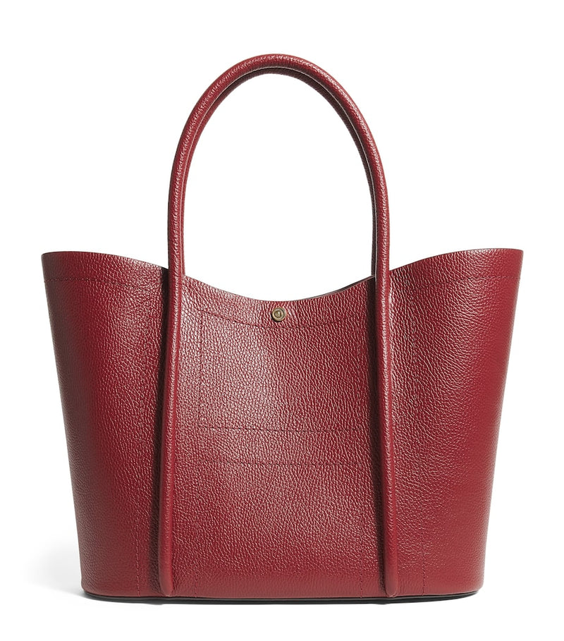 Harrods leather rope tote bag in Italian leather - British product