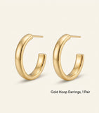 Cartier LOVE 18k yellow gold hoop earrings, imported from the UK